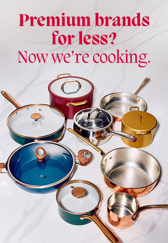 Premium brands for less?  Now we’re cooking.