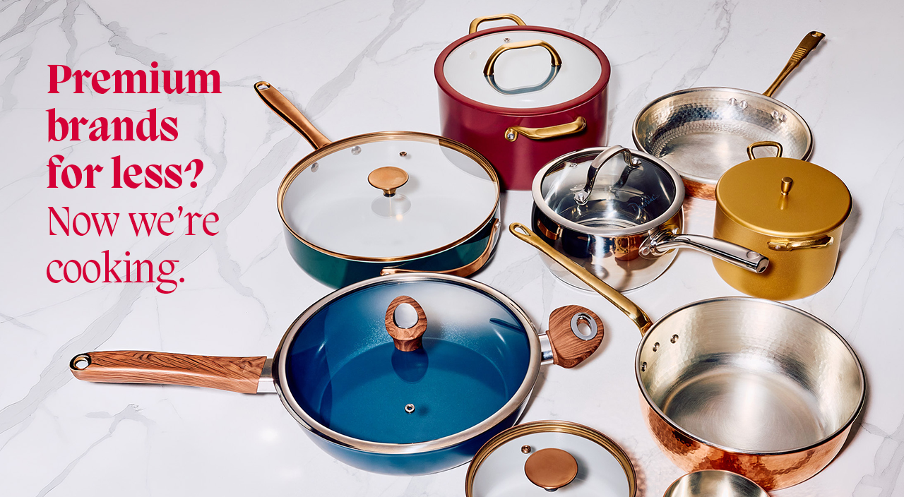 Premium brands for less?  Now we’re cooking.