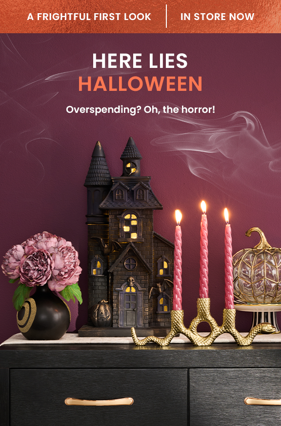 halloween preview. here lies Halloween. overspending? oh the horror.