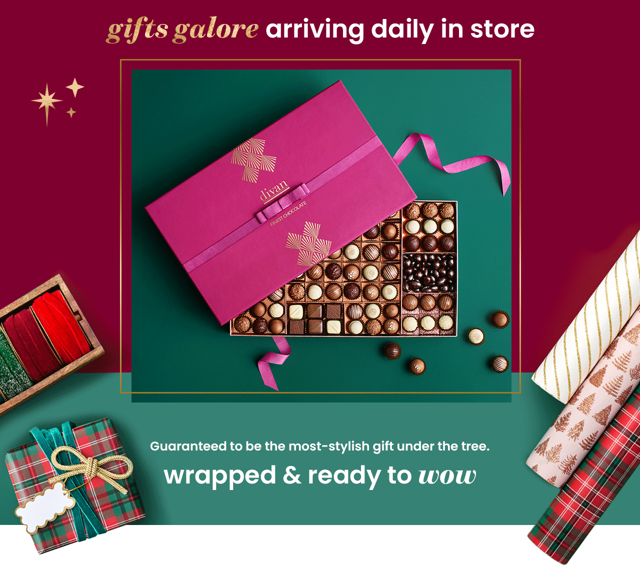 gifts galore arriving daily in store