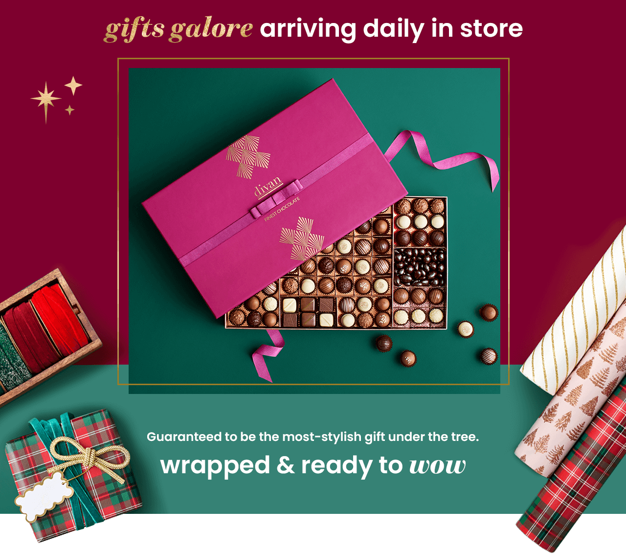 gifts galore arriving daily in store