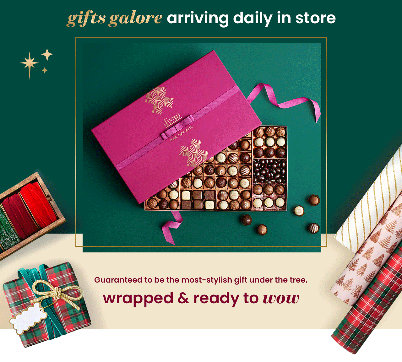 make every room merry for up to 40% off retail stores